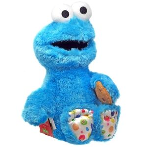 Isaac Mizrahi x Sesame Street Cookie Monster Glitter Stuffed Animal Plush Toy